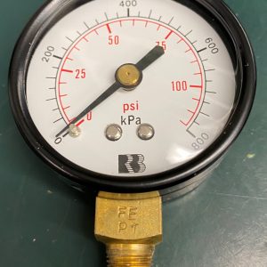 (Q16) Pressure Gauge, 50MMX800KPA/PSI1/8BSPTLM, 1611260