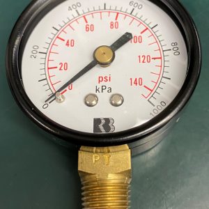 (Q16) Pressure Gauge, 50MMX1000KPA/PSI1/4BSPTLM, 1611300