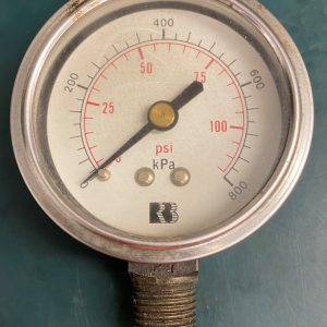 (Q16) Pressure Gauge, 50MMX800KPA/PSI1/4BSPTLM