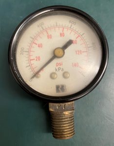 (Q16) Pressure Gauge, 50MMX1000KPA/PSI1/4BSPTLM