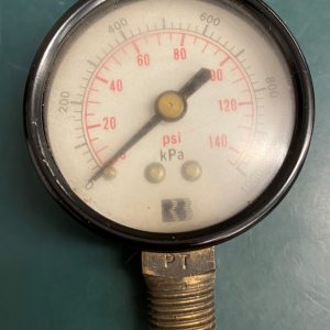 (Q16) Pressure Gauge, 50MMX1000KPA/PSI1/4BSPTLM