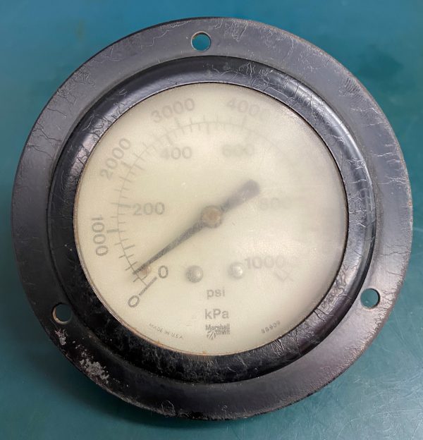 (Q16) O2 Pressure Gauge 1000PSI, 88909, Marshall Town