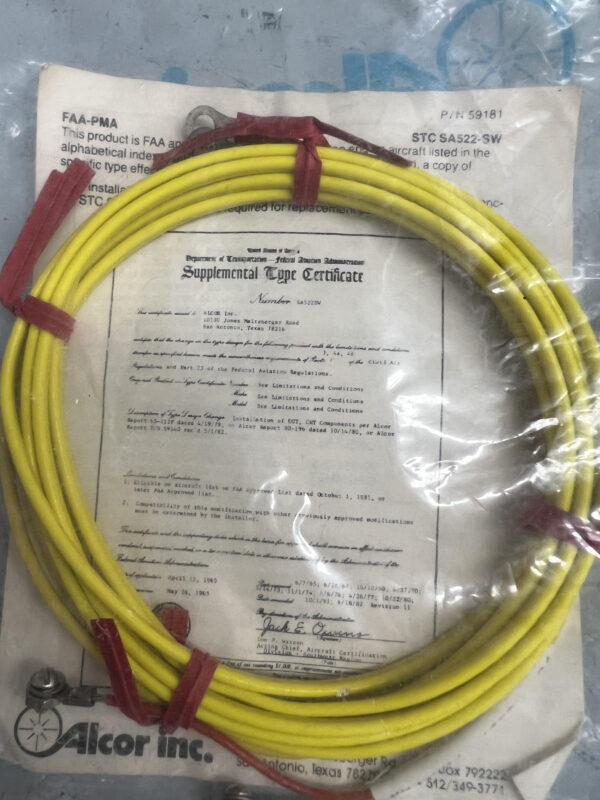 (QS2) EGT Lead Wire 90, 42525, Alcor