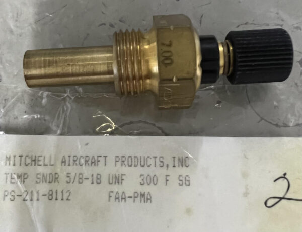 (QS2) Temp Sender 5/8-18 UNF 300F, PS-211-8112, Mitchell